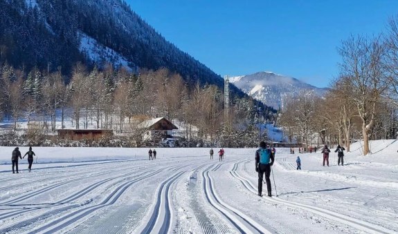 Einstieg Langlaufloipe wenige Minuten vom Haus entfernt, © im-web.de/ Tourist-Information Bayrischzell